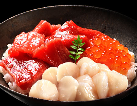 3種海鮮丼